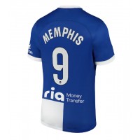 Camisa de time de futebol Atletico Madrid Memphis Depay #9 Replicas 2º Equipamento 2023-24 Manga Curta
